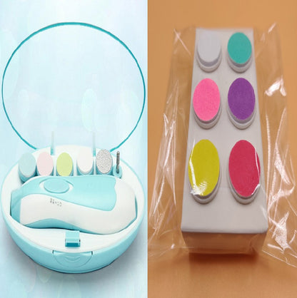 Children's Electric Nail Grinder & Scissors Set